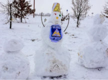 За этих снеговиков брестчанка пойдёт под суд. © Фото - "Радио Свобода"