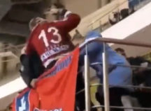 Мордобой на трибунах в Орше. © Скриншот из видео