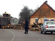 Трагедия в Ружанах. © Фото очевидца из "ВКонтакте"