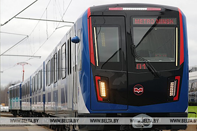 Представлен первый поезд Stadler для метро Минска