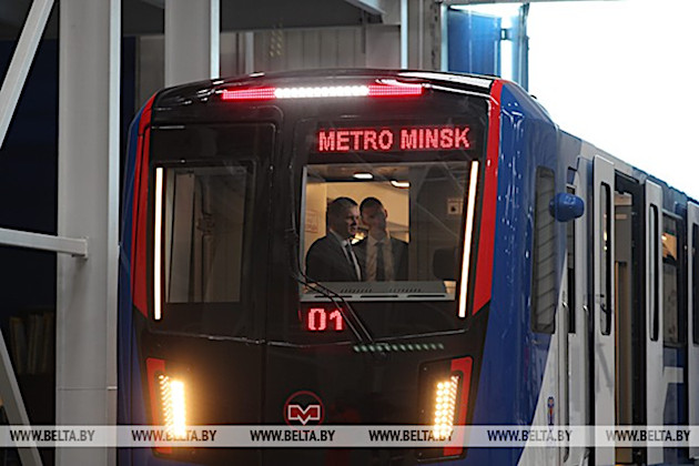 Представлен первый поезд Stadler для метро Минска
