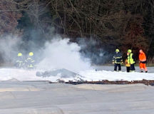 Место катастрофы под Энгельбахом. © Фото РБК