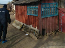 Осмотр места преступления в Лунинце. Фото - © Следственный комитет Беларуси