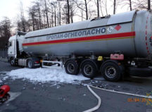 На границе предотвращён взрыв цистерны-газовоза