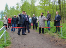 В Могилёве торжественно открыли перила