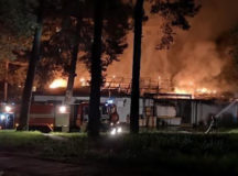 В Минске сожгли магазин «Хит! Экспресс» (ФОТО)