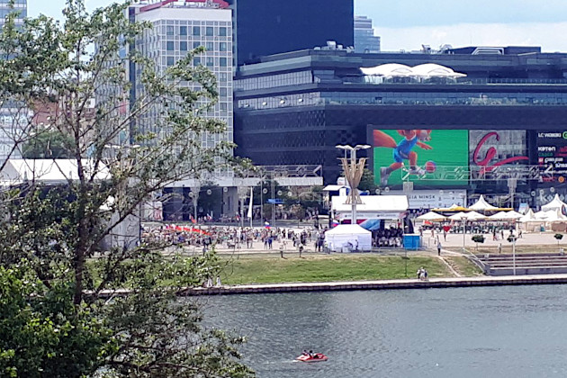 На «День России» в Минске почти никто не пришёл