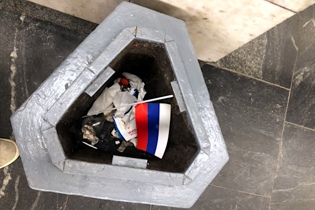 На «День России» в Минске почти никто не пришёл