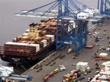 Судно MSC Gayane в порту Филадельфия. © Фото - ABC