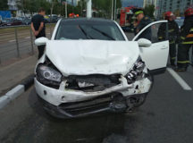 Автомобиль задержанной после ДТП. © Фото - пресс-служба Витебского УВД