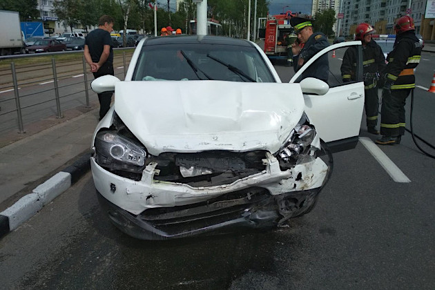 Автомобиль задержанной после ДТП