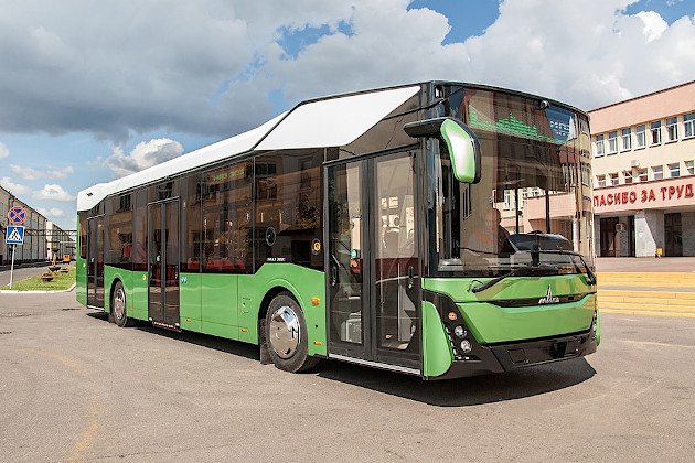 В Минске прошла первая презентация нового автобуса МАЗ-303