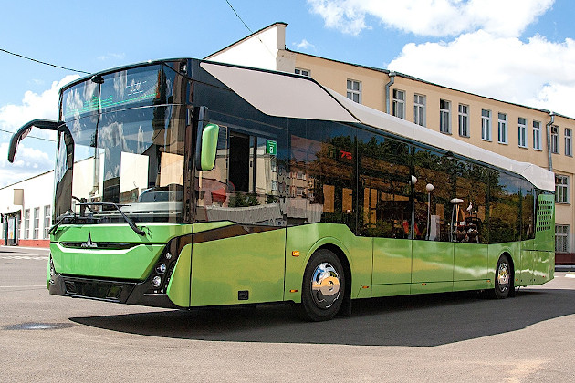 В Минске прошла первая презентация нового автобуса МАЗ-303