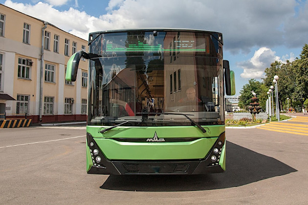 В Минске прошла первая презентация нового автобуса МАЗ-303