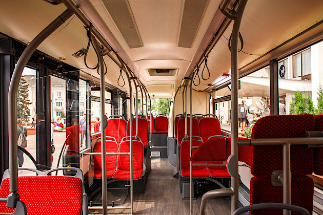 В Минске прошла первая презентация нового автобуса МАЗ-303