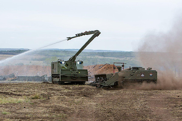 В России горит склад снарядов