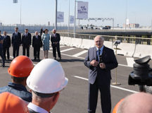 Александр Лукашенко в Бресте. © Фото БЕЛТА